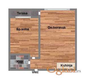 Odličan dvosoban stan Telep