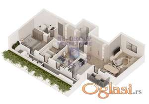 Troiposoban stan na Socijalnom 89m2