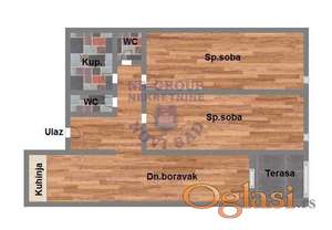 - Komforan trosoban 70m2 - PODBARA -