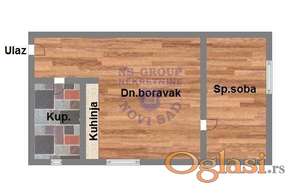 Jednoiposoban stan od 32m2 u izgradnji na Adicama!