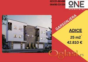 Garsonjera u izgradnji na Adicama.