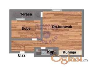 Dvosoban stan u izgradnji na Telepu