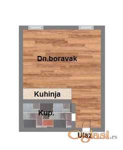 Odlična garsonjera u izgradnji, 26m2.