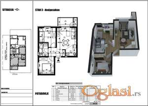 Dvoiposoban stan u izgradnji, kvalitetna gradnja