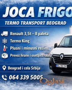 ❄️ JOCA FRIGO | TERMO TRANSPORT HLADNJAČA