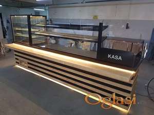 Vitrine tople  za peciva,hladne