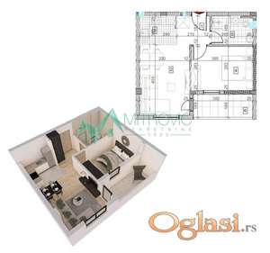 Sremska Kamenica - Kvalitetna zgrada - stanovi od 28m2 do 130 m2 