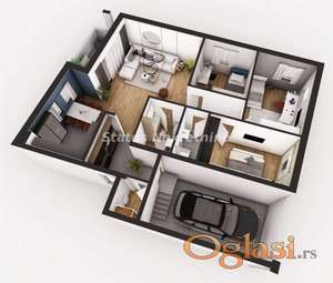 Petrovaradin - Lux stan sa garažom u ceni!