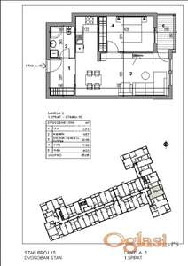 Mirijevo, Podmorničara Đorđa Mitrovića, 42m2, 1.5 ID#2689