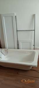 PVC kada sa oplatom i metalnom podkonstrukcijom150x70