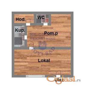 Ulični lokal u prizemnoj kući u Futogu.