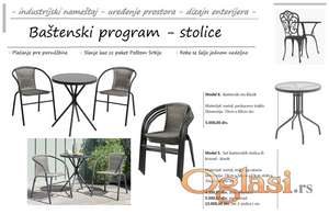Set baštenskih stolica ili komad klasik