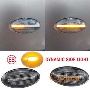 Dinamicki migavci BELI Peugeot Citroen