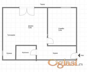 Futog-Uknjižen Dvosoban stan 40 m2-065/385 8880