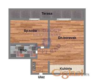 Dvosoban stan na Telepu.