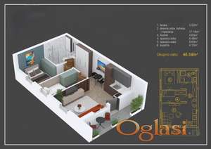 U ponudi dvoiposoban stan u izgradnji