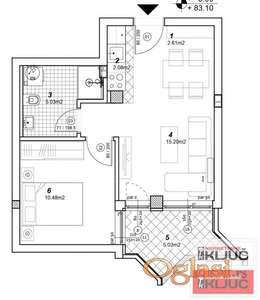 TELEP, 39m2, Jednoiposoban sa pdv, Brzo useljiv