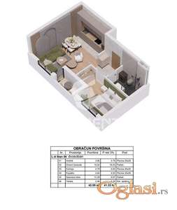 Dvosoban-novogradnja-PDV! ID#1057