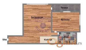 Izgradnja ! Dvosoban stan , Bulevar Evrope!