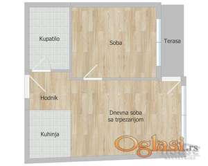STAN - NOVI SAD - TELEP - 39m2 - 114430 evra