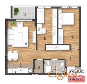 TELEP, 66m2, Trosoban sa pdv, Renomiran Investitor