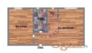 Dvosoban 45m2 Bulevar