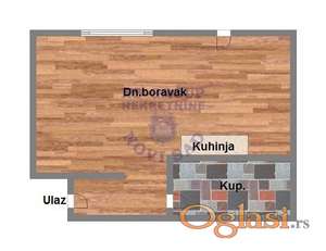 Garsonjera 25m2 Stara Detelinara (Izgradnja)