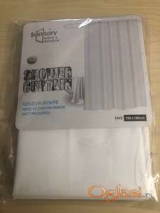 Zavesa tus kabine bela i krem boja rasprodaja