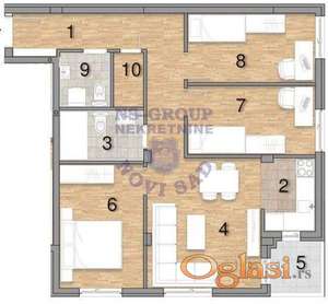 Četvorosoban 74m2 Telep