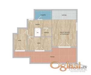 STAN - NOVI SAD - TELEP - 111m2 - 230000 evra