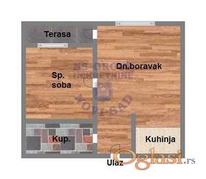 Dvosoban stan u Petrovaradinu,46m2