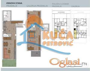Eksluzivna novogradnja u Čairu, duplex (prizemlje i galerija) trosoban, 80 m2