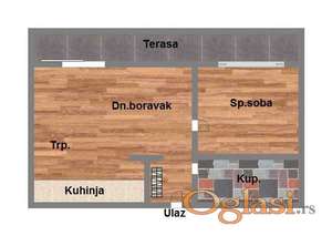 Komforan dvosoban u lux izgradnji u Sremskoj Kamenici!