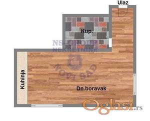 GARSONJERA - VETERNIK - GRATIS TERASA + PARKING MESTO