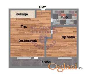 Dvosoban stan, PDV, zgrada vrhunkog kvaliteta, Bulevar!