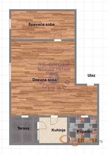 Jednoiposoban stan na Klisi, 32m2