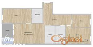 STAN - NOVI SAD - PODBARA - 87m2 - 231451 evra