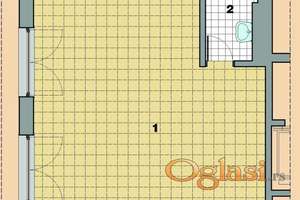 Izdajemo lokal na Zelenom vencu, Lomina, 53m2