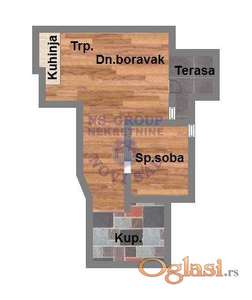 Dvosoban 36m2  Salajka