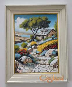 Ulje na platnu - Mediteranska oaza, prelepo!