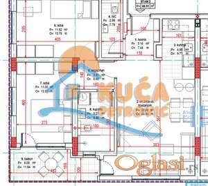 Lux novogradnja u srcu Panteleja, 66.91m2, 3.0
