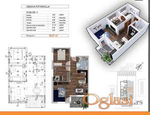 ***DVOIPOSOBNI STANOVI NA ADICAMA***NOVA GRADNJA***