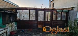 🔥 🏠 Drveni portal za garažu, radionicu, halu - PUNO DRVO visina 2,3m - POVOLjNO