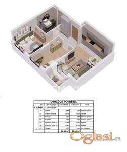 Novogradnja, odlican trosoban stan! ID#1063