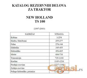 New Holland TS 100 - Katalog delova