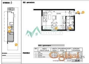 Adice odlična garsonjera u izgradnji 