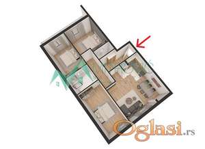 Porodični četvorosoban stan (87,95 m²) – Mišeluk 