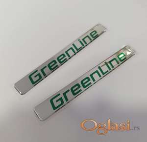 Green line stiker oznaka za auto