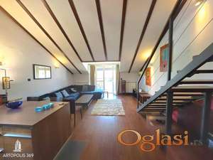 Namešten duplex, 2 kupatila, top lokacija + garaža ID#1279