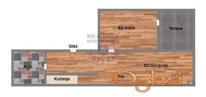 Dvosoban stan na Bulevaru Evrope, 53m2